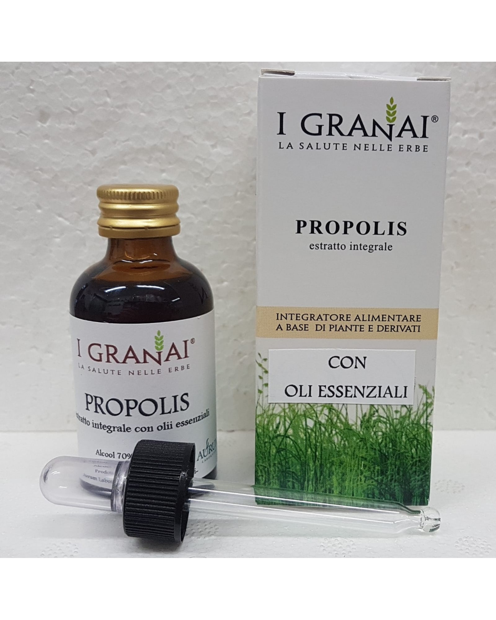 Flacone in vetro ambrato da 100 ml con tappo contagocce